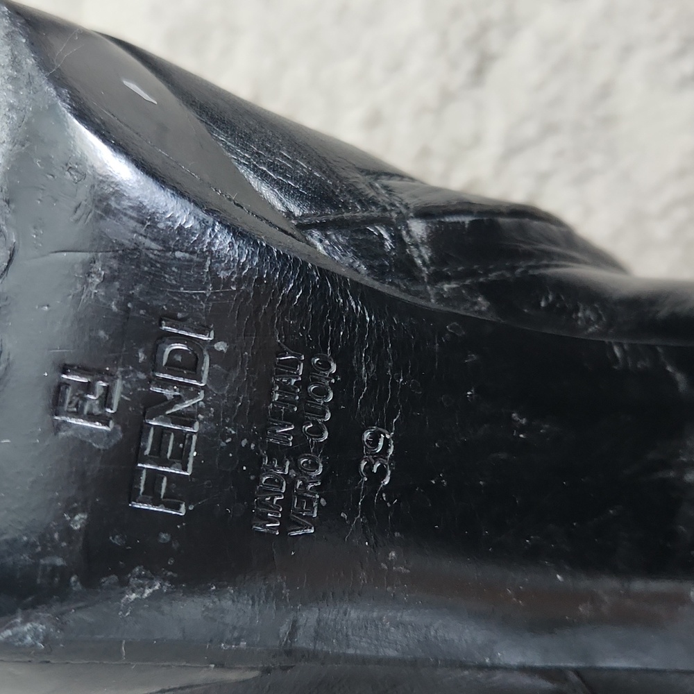 Fendi military boots, pre-owned - Picture 5 of 7